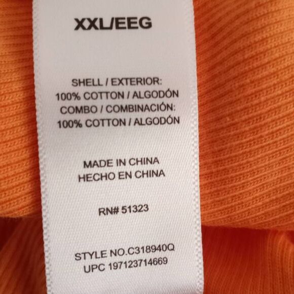 VINCE CAMUTO TANGERINE PUFF SLEEVE T-SHIRT SZ.XXL NWT. - Picture 7 of 8